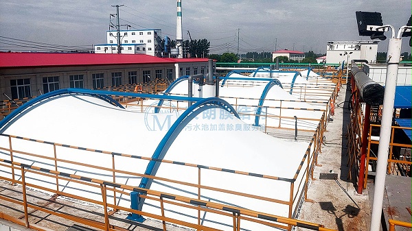 20210511漯河新旺化工污水池加盖-1