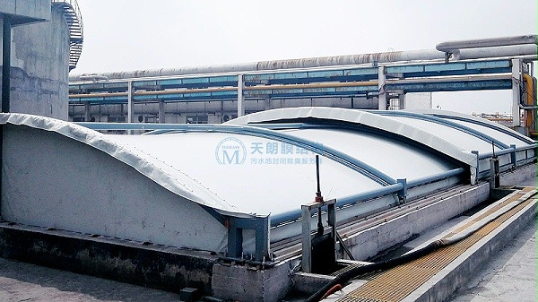 晋城天泽滑动式污水池加盖