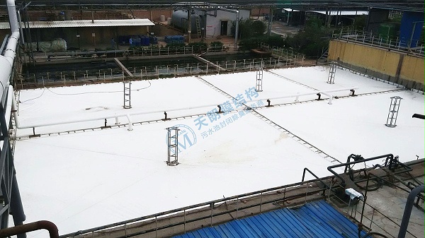 蔚林新材料污水池加盖