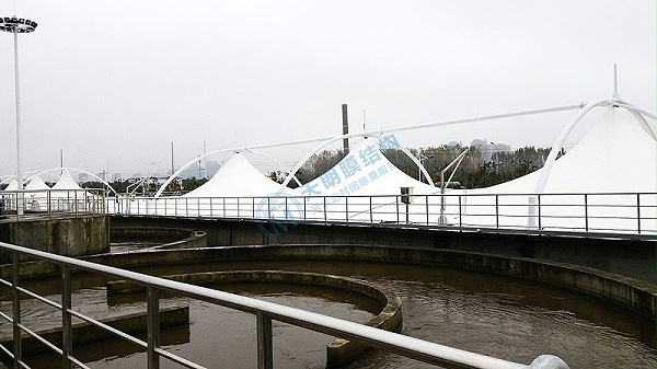 肥东污水厂调节池加盖-3