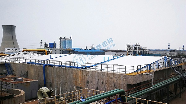 中海精细化工污水池加盖密封