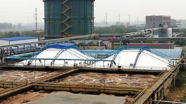 菏泽富海能源污水池加盖