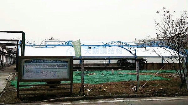 龙宇煤化工污水池加盖