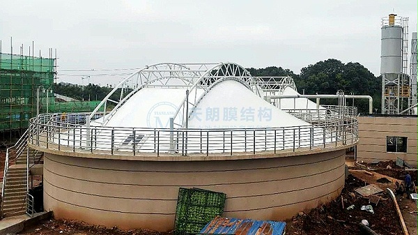 株洲河西污水厂反吊膜加盖-3
