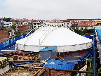 河南天朗为您解析污水池反吊膜的构成