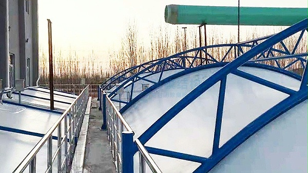 东光污水厂反吊膜加盖-3