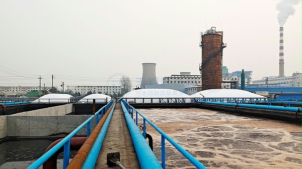 金泽生物污水池无骨架密封罩2