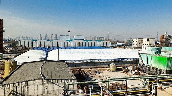 金泽生物污水池无骨架密封罩3