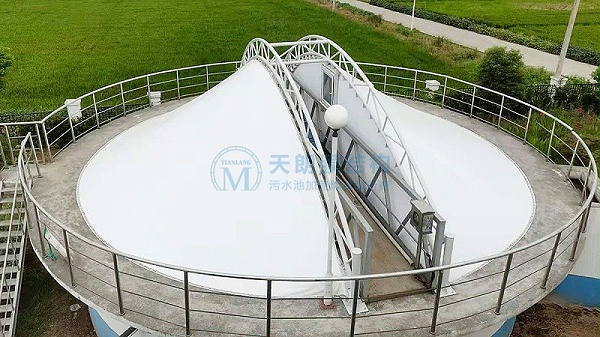 20210712丹北镇后巷污水厂反吊膜加盖-2