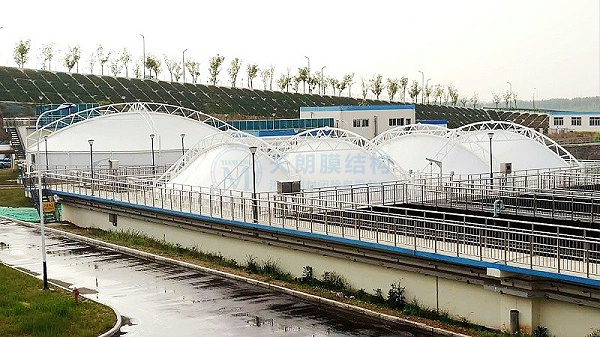 西安空港新城北区污水处理厂污水池加盖-4