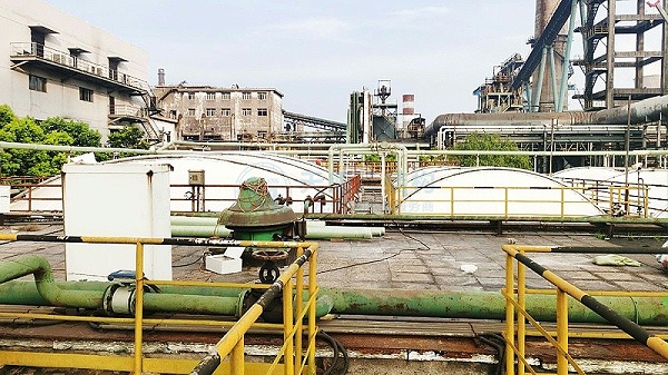 马钢化工能源公司反吊膜加盖项目-3