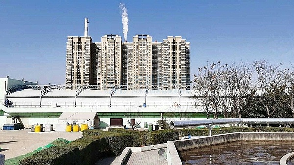 西安北石桥污水厂反吊膜加盖密封-2