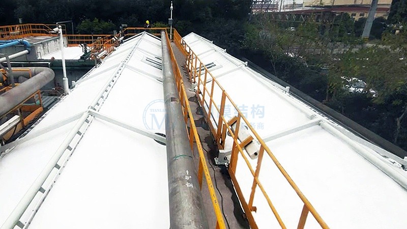 爱森絮凝剂污水池加盖密封项目-1