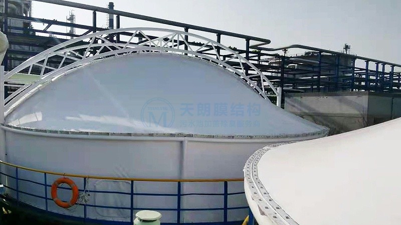 淄博鑫泰石化二沉池加盖密封-1
